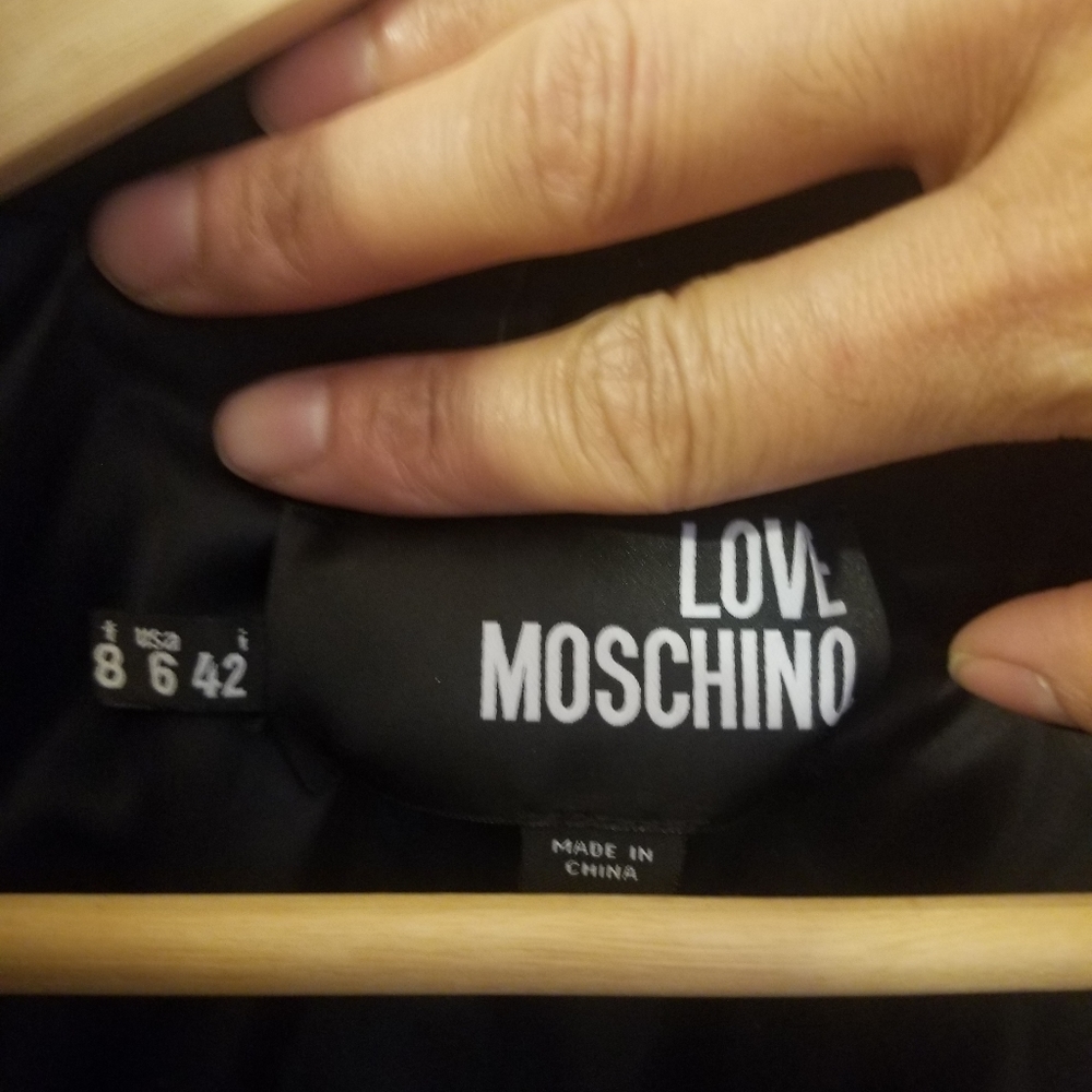 Love Moschino Heart Print Padded Puffer Jacket - Picture 3 of 6